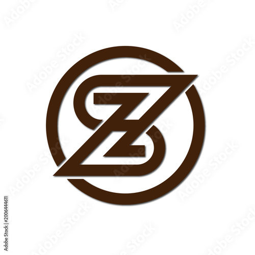 Web line modern color full logo design