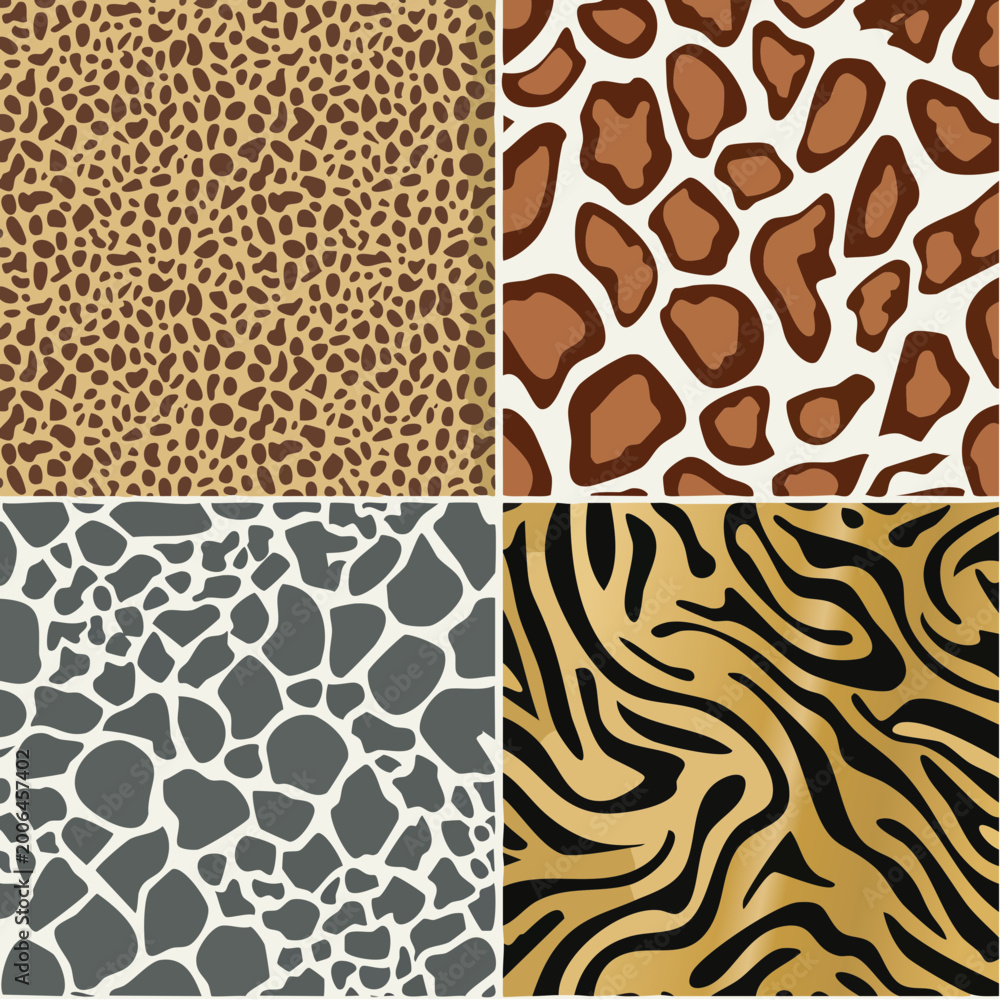 Obraz premium abstract animal skin pattern vector