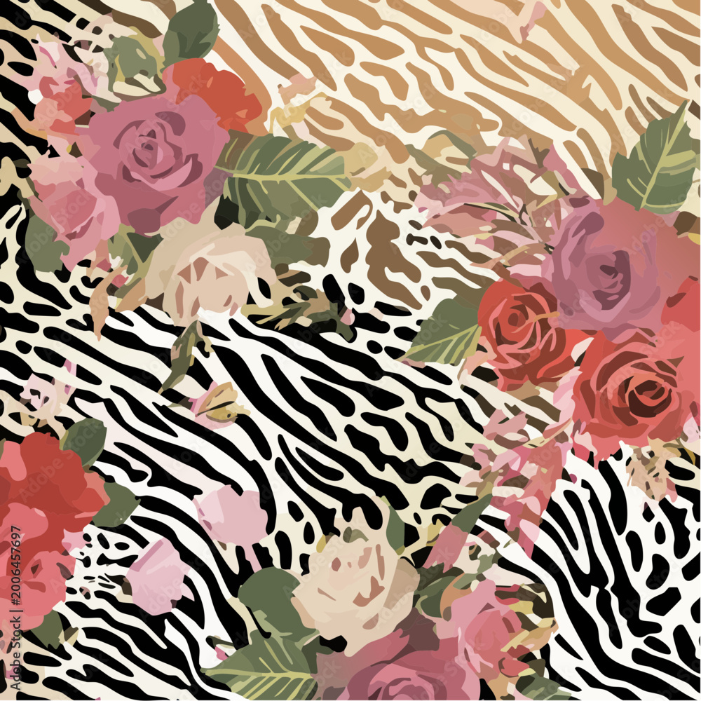 Obraz premium abstract animal skin pattern vector