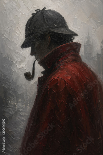The man with the pipe and cap