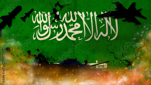 Foto War and armed conflict threaten peace in Saudi Arabia