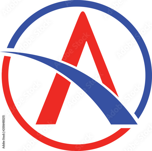 lettar A icon logo