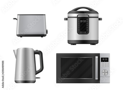 Fotografie Countertop kitchen appliance set
