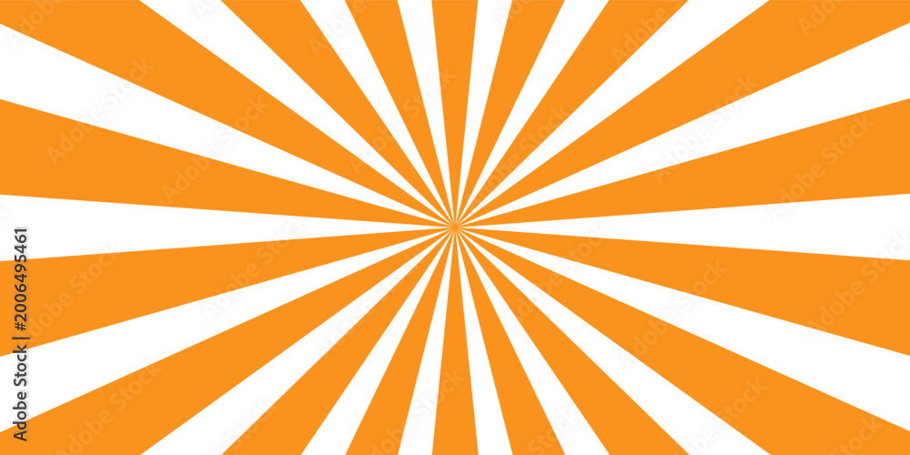 Fototapeta premium Sunburst background. Vector illustration.