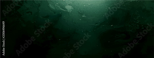 Photos Vector Mysterious depths of abyss with dim underwater environment, inviting exploration unknown with ethereal glow