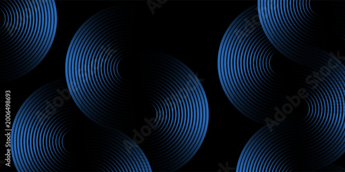 Vászonkép WiFi light effect, sound wave icons, radar signal concept