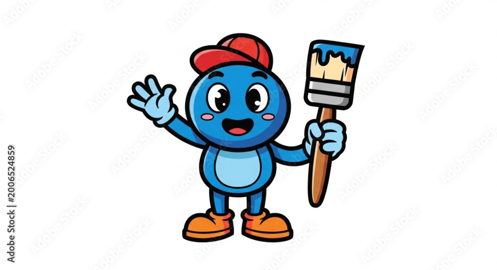Naklejka premium funny cartoon zombie