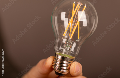 Close-up of a hand holding ...