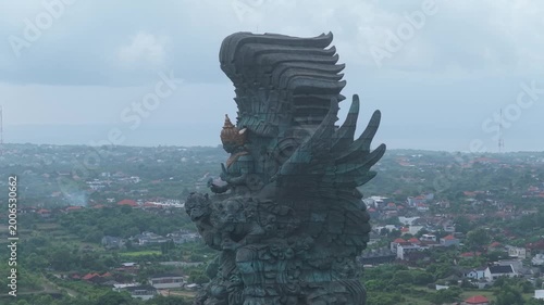 Garuda wisnu kencana statue towering over bali