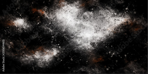 фотографія A dark space background texture features an explosion of stars and nebular cloud