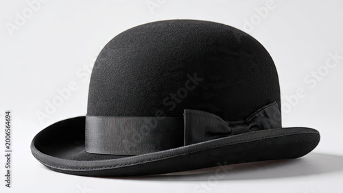 Obraz na płótnie black hat on white background
