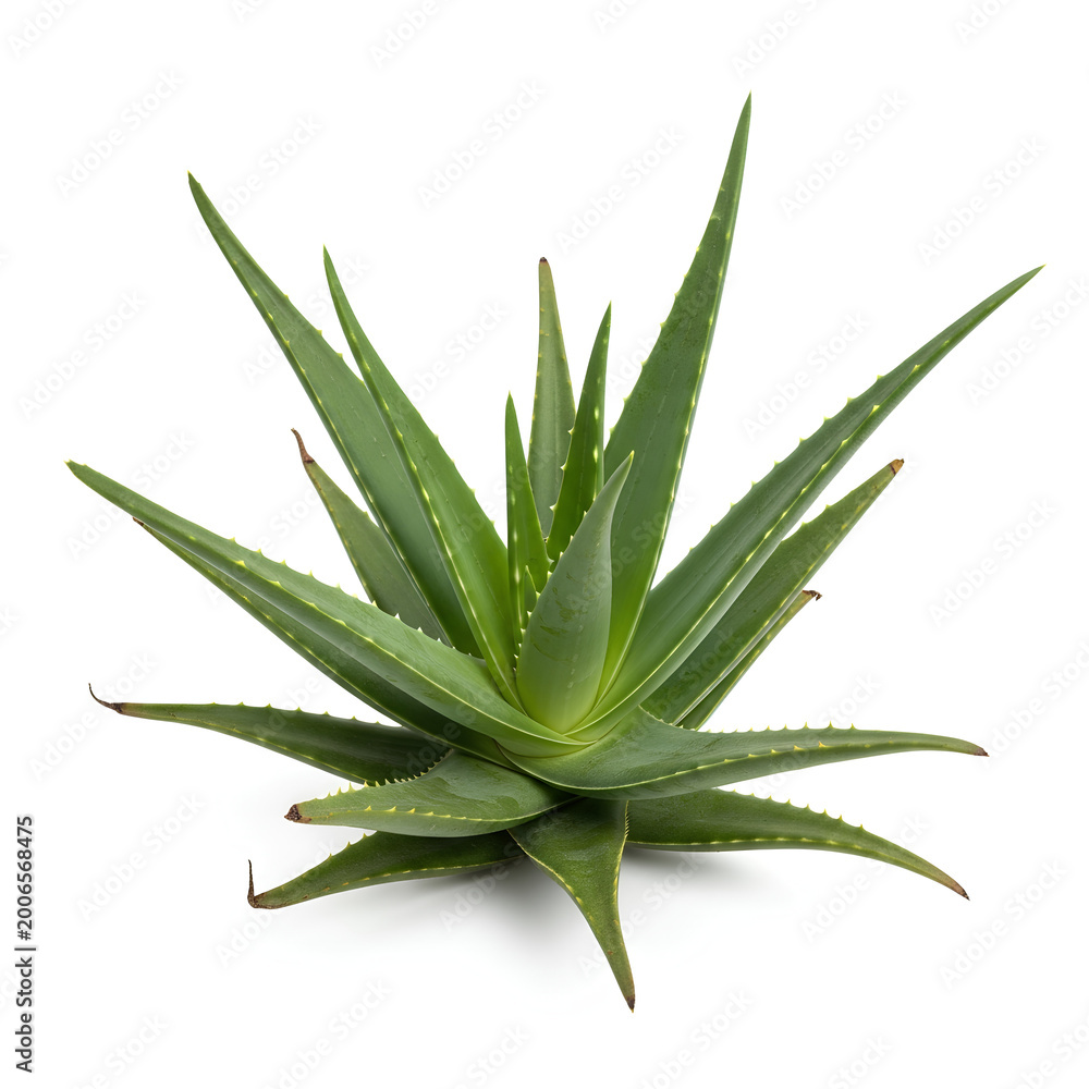 Fototapeta premium Aloe Vera Plant A Detailed View of the Medicinal Herb 2.