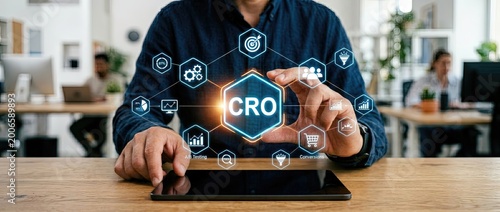 Enhancing conversion rates through effective cro strategies in a modern office setting digital marketing insights professional environment analytical approach