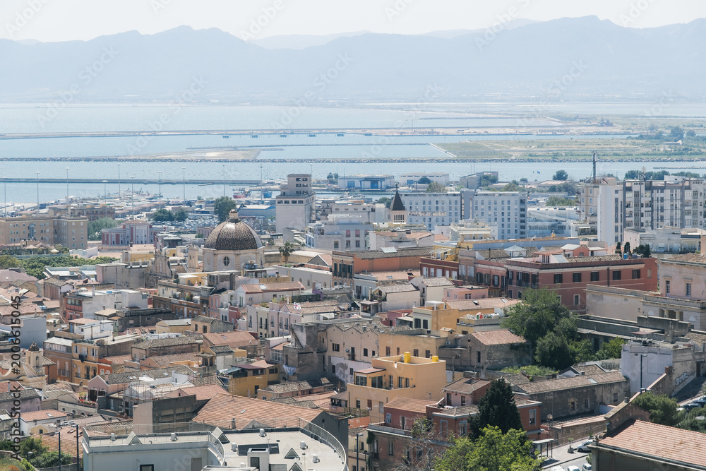 Obraz premium イタリアのサルデーニャ島カリアリの風景
