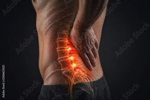 Lumbar Disc Degeneration and Severe Lower Back Pain with Sciatic Nerve Compression