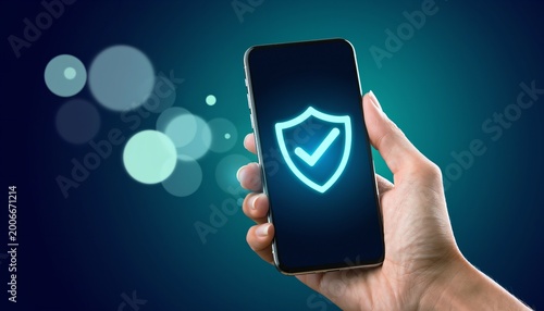 Safe E-commerce Transaction with Shield Icon