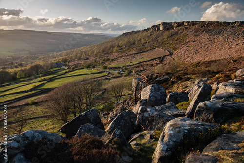 Sunset on Curbar Edge