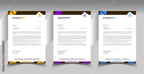 Professional Premium Letterhead Seal Design Elegant 