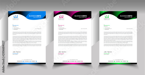 Professional Premium Letterhead Seal Design Elegant 