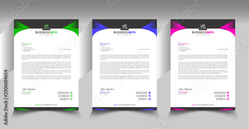 Professional Premium Letterhead Seal Design Elegant 