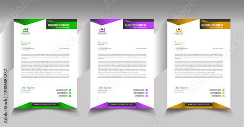 Professional Premium Letterhead Seal Design Elegant 