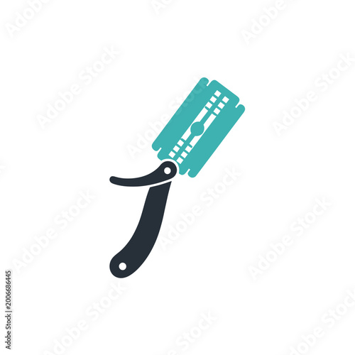 A single edged safety razor.