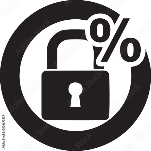 Konstfotografi Fixed Interest Rate Lock Vector