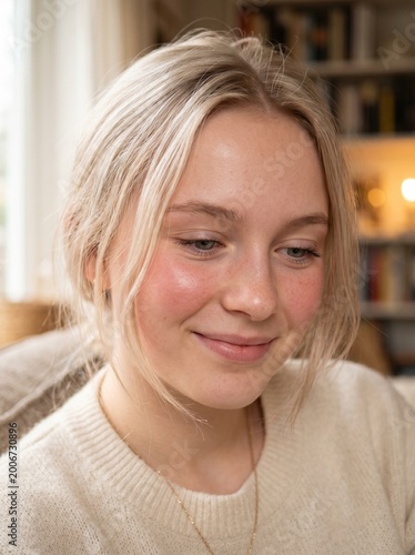 portrait of a smiling woman