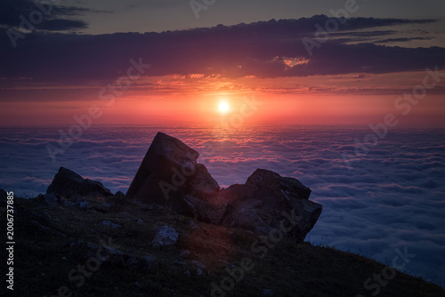 Bild auf Leinwand Gomis Mta Sunset
