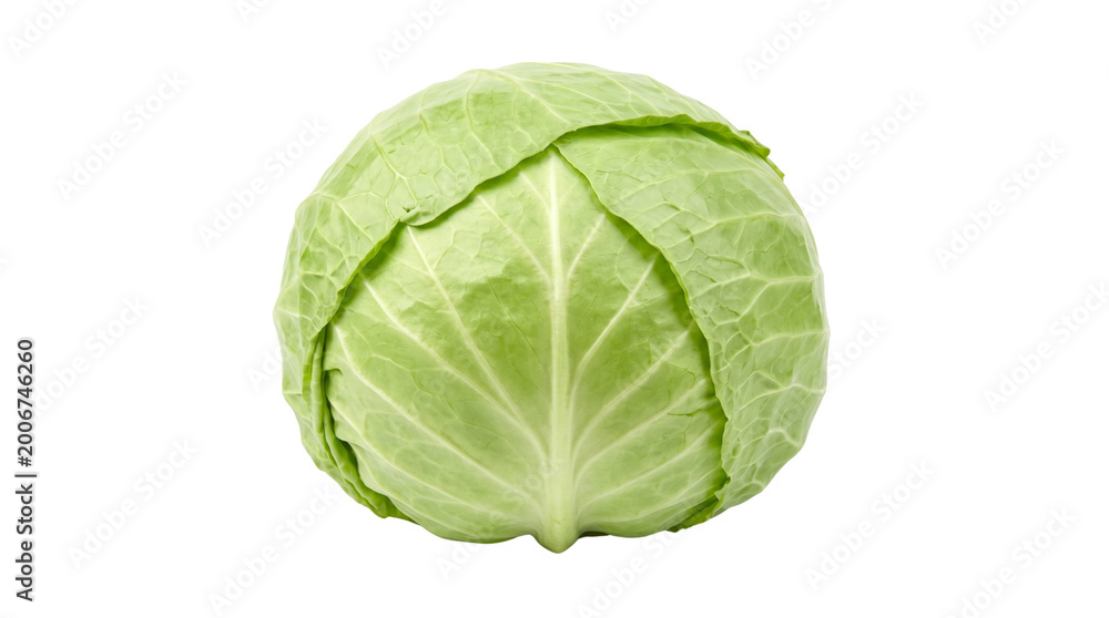 Obraz premium cabbage isolated on transparent background