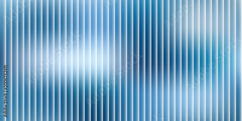 Abstract Blue Gradient Vertical Stripes Background with Glossy Light Effect