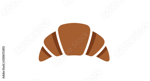Canvas-taulu Brown Croissant Pastry Baked Food Item.