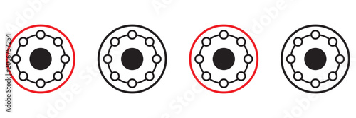 Foto Antioxidant vector icon. oxidant illustration sign or symbol.
