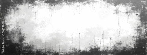 Fotografie Vector Evocative aged, distressed film effect, textured frame, vintage aesthetic