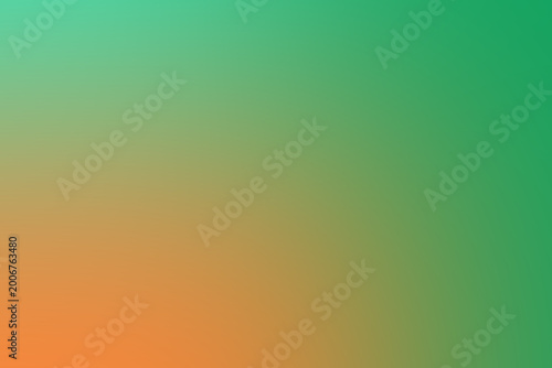 Vibrant abstract gradient background featuring a smooth blend from fresh green to warm orange. Perfect for modern design, digital art, website banners, mobile wallpapers, and creative projects.