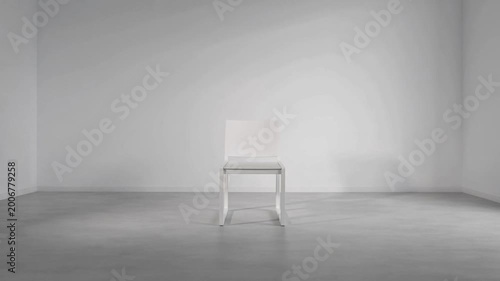 white chair in a room