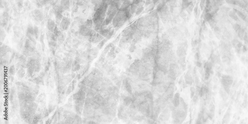 Schilderij op canvas horizontal elegant white marble texture background, White marble texture in natural pattern, White marble texture and background, White Carrara marble stone texture