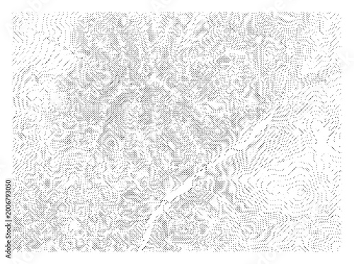 Fotografía Line Intricate Texture Organic Art Halftone for Vector an Illustration Graphic f