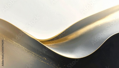 A refined abstract composition featuring smooth gradients blended with a subtle glowing effect, creating a luxurious minimal aesthetic that feels modern, elegant, and visually calm with soft atmospher
