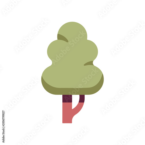 Tree icon, sign, art, cartoon, nature, cartoon, tree, green