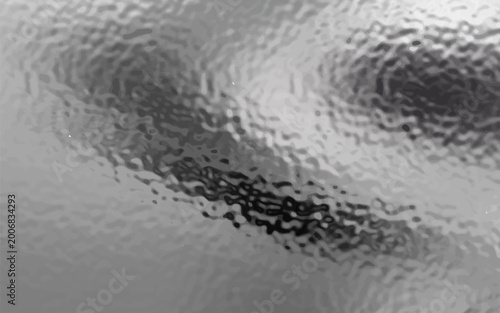 Silver metallic liquid texture background, wavy surface with grey gradients.