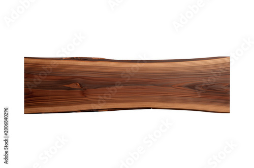 Walnut live edge wood slab texture transparent background