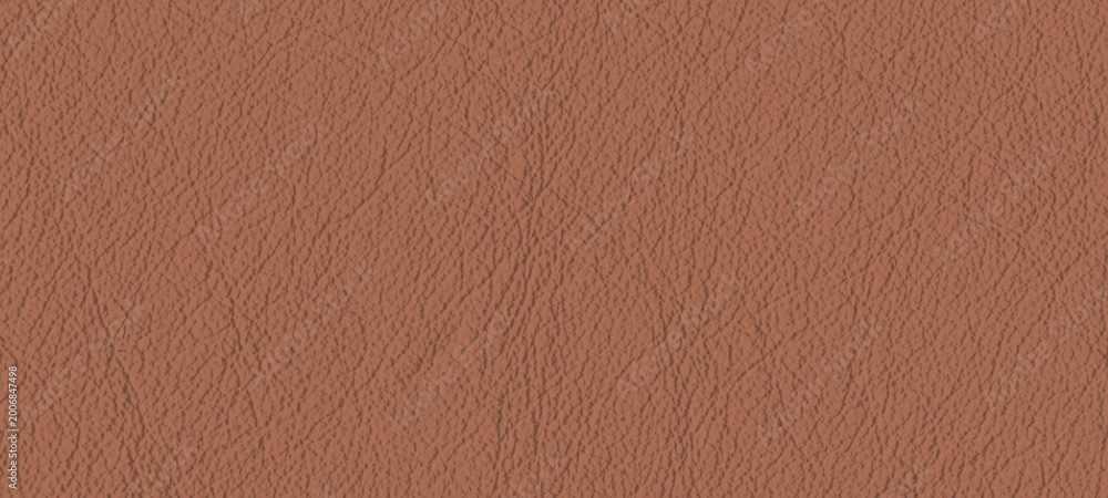 Fototapeta premium Terracotta brown leather texture with fine grain pattern creates warm organic background for fashion accessories home decor upholstery and craft items providing high quality synthetic material feel.