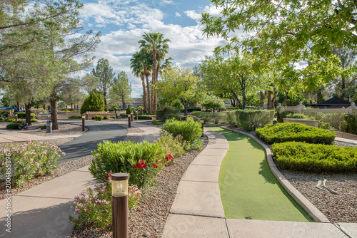 Outdoor park and garden Summerlin North Nevada.