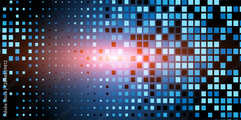 Obraz premium technology background and bit network and vector picture