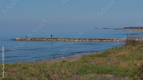Marina di Latina in the spring, Italy
