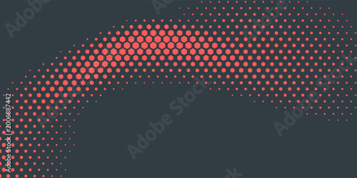 Фотография Hexagon Shapes Vector Abstract Geometric Technology Retrowave Sci-Fi Texture Isolated on Light Background