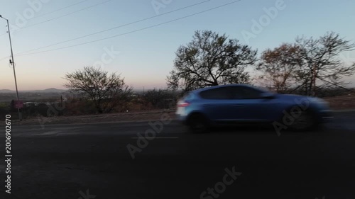 cars on the road