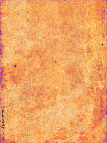 Golden Cracked Chinese Vintage Kraft Paper Background