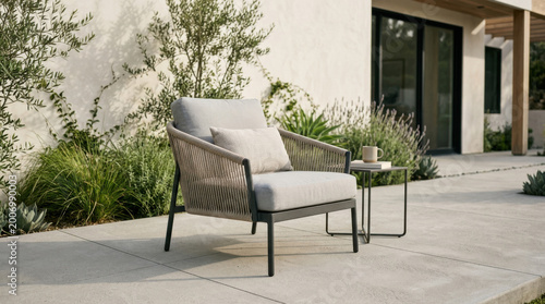 Outdoor patio seating area